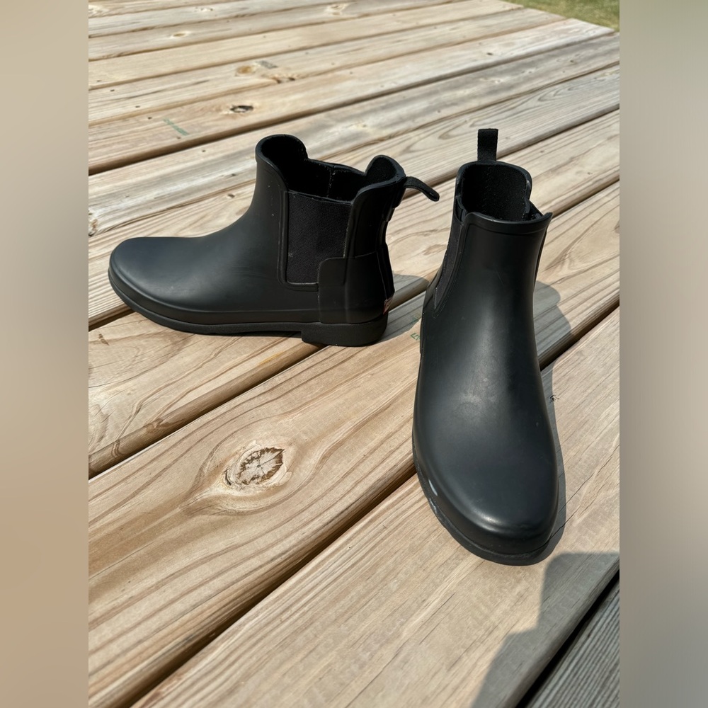 Black Ankle cut Hunter Boots